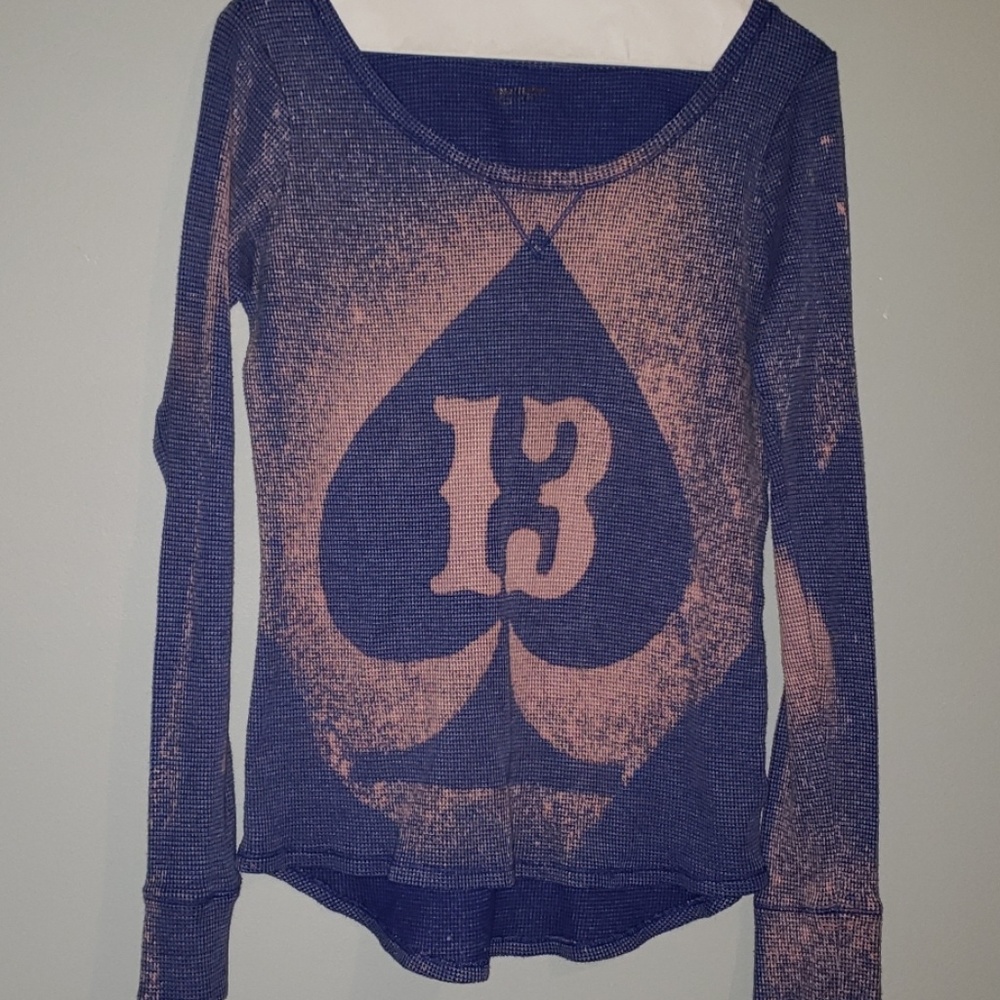 #13 Spade long sleeve Blue